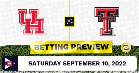 Houston vs. Texas Tech CFB Prediction and Odds - Sep 10, 2022