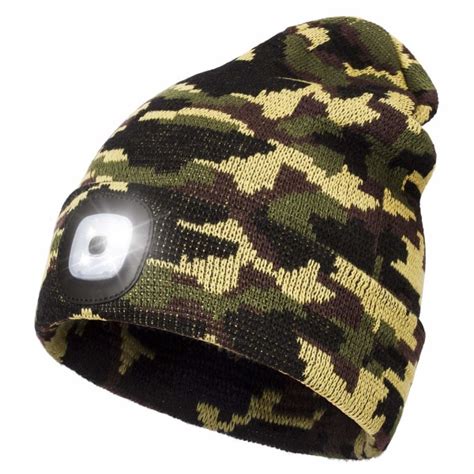 Genopladelig Led Beaniehue Med Lys Perfekte Far Gaver I Julen