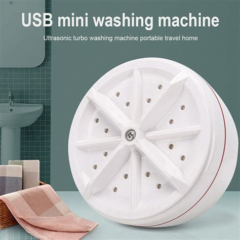 Mini Portable Ultrasonic Turbine Washing Machine Turner Usb Powered