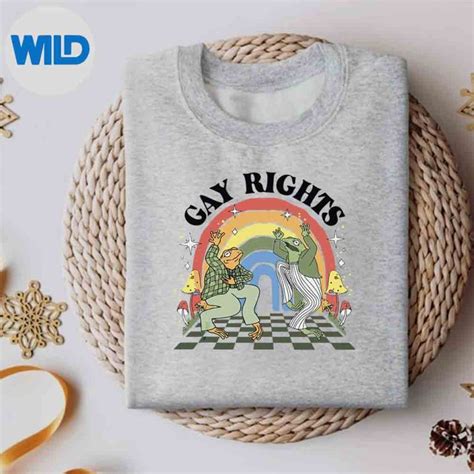 Rainbow Say Gay Frog Svg Rainbow Retro Say Gay Frog Toad Say Gay Rights Lgbt Pride Svg Wildsvg