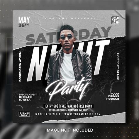 Premium Psd Urban Party Flyer Template