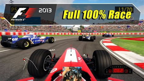 F1 2013 Ps3 Driving Full 100 Race With Classic Cars Wheelcam 4k