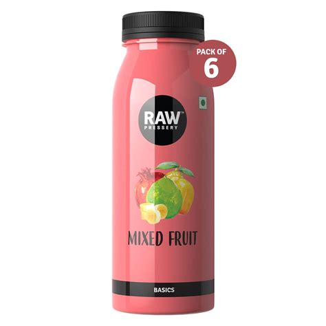 Raw Pressery Mixed Fruit Juice 200 Ml Pack Of 6 Amazon In Grocery