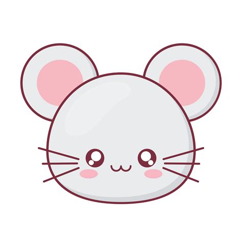 Cute Mouse Kawaii Style Royalty Free Vector Image Atelier Yuwa Ciao Jp