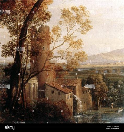 Claude Lorrain - Landscape with Dancing Figures (detail Stock Photo - Alamy