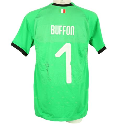 Buffon S Italy Match Shirt Jubilee Charitystars