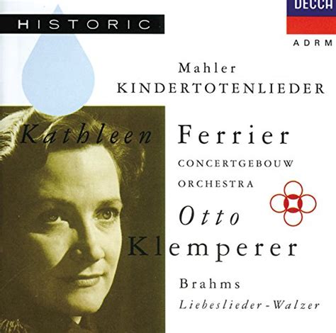 Play Mahler Kindertotenlieder Brahms Liebeslieder Walzer By Otto