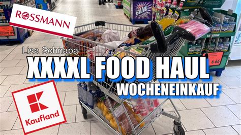 Xxxxl Food Haul Kaufland Rossmann Angebote Wocheneinkauf