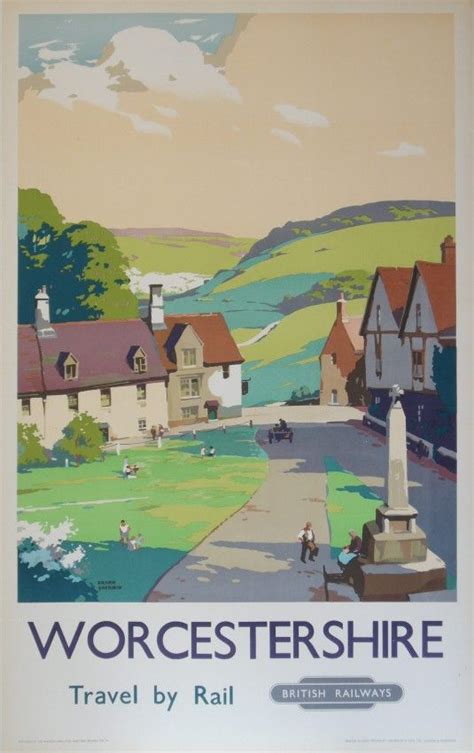 Worcestershire British Railways By Frank Sherwin 1959 Posters Uk