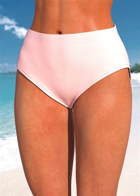 Mid Waisted Light Pink Bikini Bottom Modlily USD 12 98