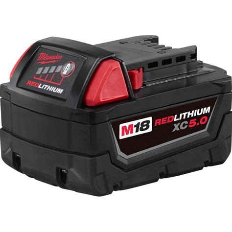 Milwaukee Tool 48 11 1850R Milwaukee M18 REDLITHIUM XC5 0 Batteries