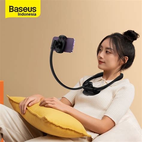 Jual Baseus Comfortjoy Lazy Neck Lazypod Leher Phone Holder Stand Hp