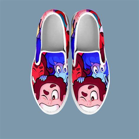 Steven Universe Custom Slip Ons Crystal Gems Canvas Shoes Etsy