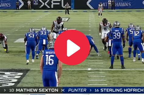 This Fake Punt TD Proves the XFL is Pure Insanity, And We Love It