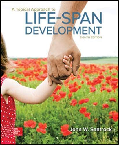 Test Bank For A Topical Approach To Lifespan Development 8th Edition By