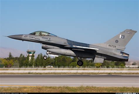 General Dynamics F 16a Fighting Falcon 401 Pakistan Air Force Aviation Photo 2724419