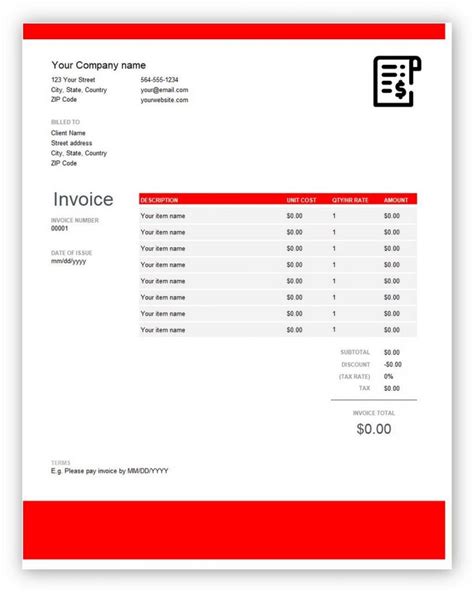 7 Free QuickBooks Invoice Template Word, Excel, PDF And How To Create ...