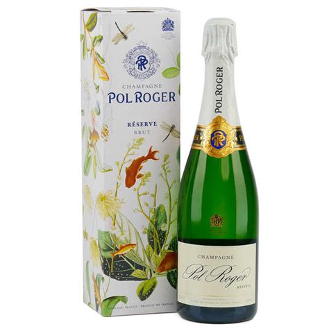 Champagne Pol Roger Brut Réserve in case Pol Roger