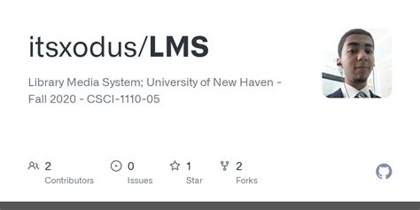 GitHub Itsxodus LMS Library Media System University Of New Haven