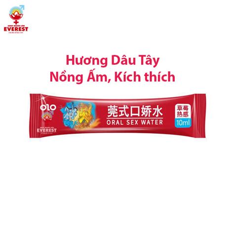 Nước Ngậm vệ sinh miệng Oral sex Water Cool Hot hộp gói