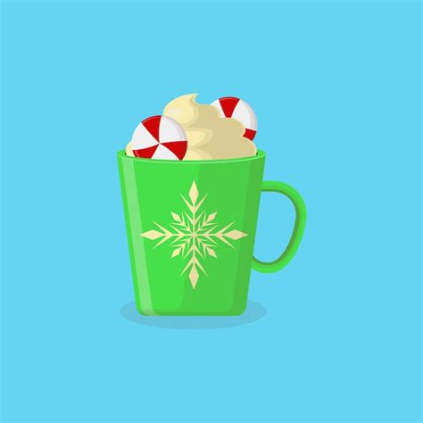 Premium Vector Hot Dink For Decorations Christmas