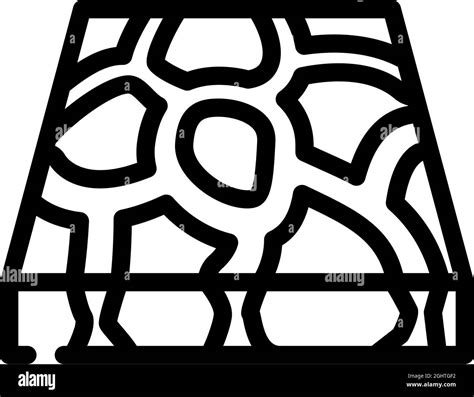 Stone Floor Line Icon Vector Illustration Stock Vector Image And Art Alamy