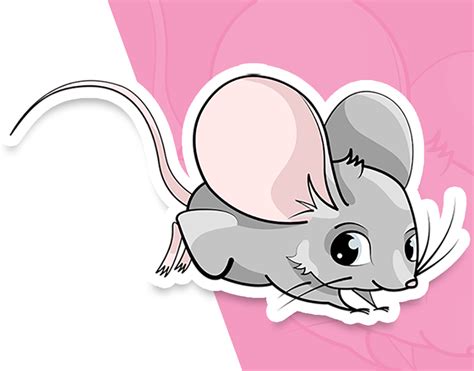 little mouse illustration on Behance