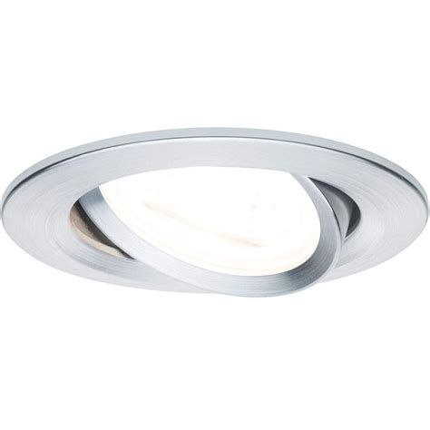 Paulmann 936 06 LED Nova Einbauleuchten 3x7W Alu Gedreht Dimmbar GU10