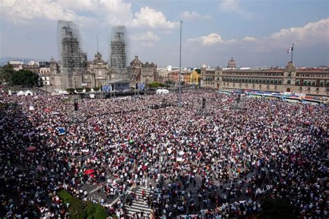 Asistieron 1 2 Millones De Personas En La Marcha De AMLO Anuncia