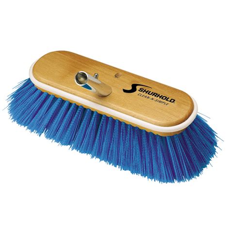 Shurhold 10 Extra Soft Deck Brush Blue Nylon Bristles