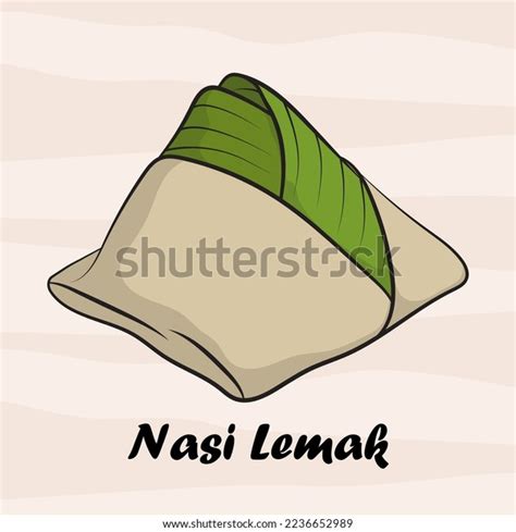 Illustration Nasi Lemak Vector Design Stock Vector Royalty Free