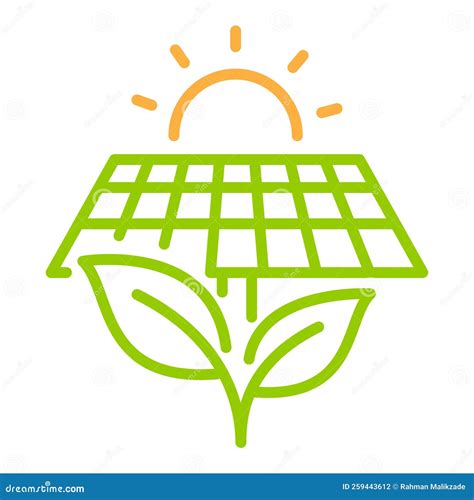 Nature Solar Energy Logo Icon Creative Sun Energy Logo Vector