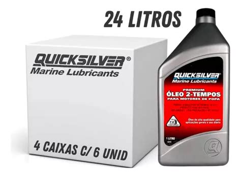 Óleo Tcw3 Quicksilver 2 Tempos Motor De Popa Kit 24 Lts Frete grátis