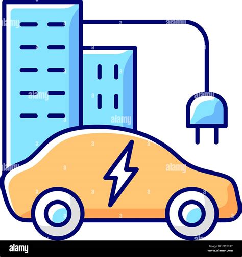 Charging At Work RGB Color Icon Stock Vector Image Art Alamy