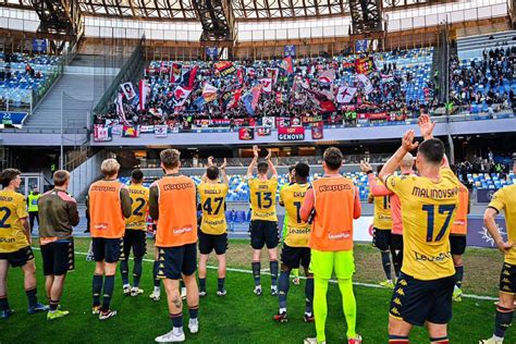 Genoa Anche Il Napoli Si Ferma Davanti Alla Squadra Di Gila Frendrup