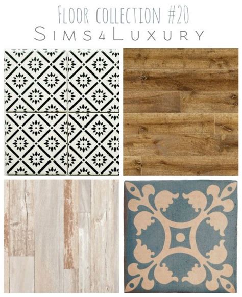 Sims4Luxury: Floor Collection 20 for Sims 4