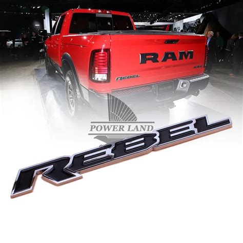 Car Styling Refitting Car Motorcycle Tailgate Nameplate Abs Rebel Decal