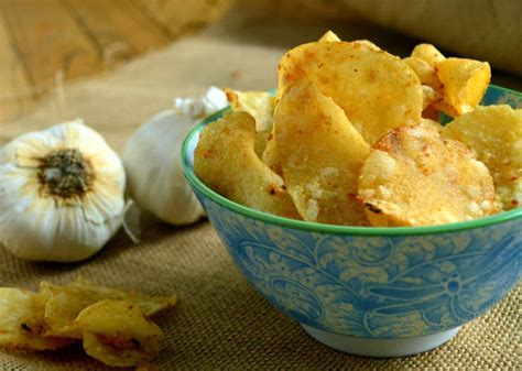 Buttery Garlic Parmesan Potato Chips Eat At Your Own Discretion