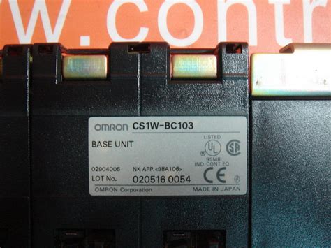 Omron Cs1w Bc103 裕益科技自動化設備可程式編碼器plc分散式控制系統dcs