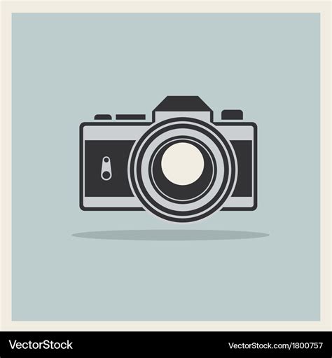 Dslr professional camera icon Royalty Free Vector Image