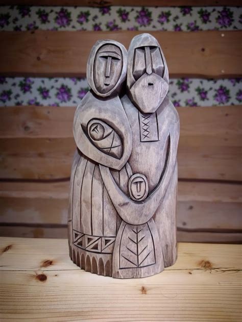 Домашний оберег. | Деревянные фигуры, Скульптура, Домашние обереги