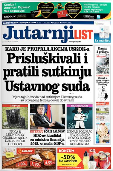 jutarnji-list-frontpage | Pretplata