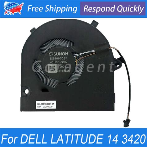 CPU Cooling Fan YD29T For Dell Latitude 14 3420 E3420 Dell Latitude 15