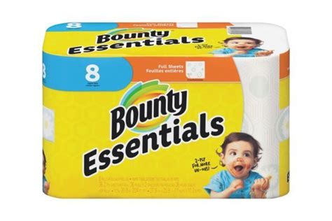 Buy Bounty Essentials Print Paper Towels 8 Online Mercato