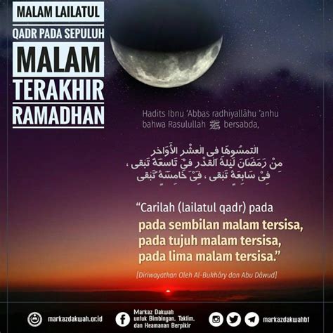 Tgl Berapa Malam Lailatul Qadar