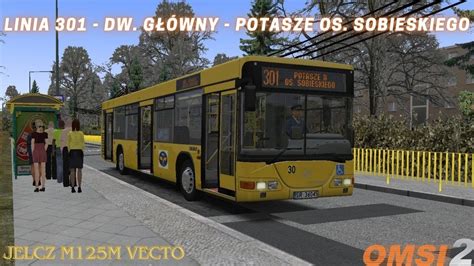 OMSI 2 Jelcz M125M Vecto Linia 301 Dw Główny Potasze Os