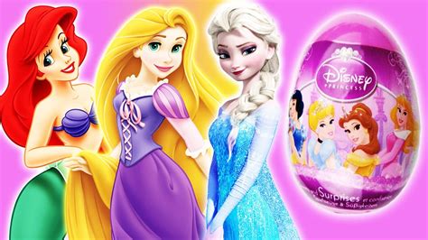 Disney Princess Movie Surprise Egg Of Frozen Elsa Anna Dora Barbie