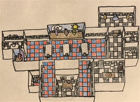 Drew A Map Of Fnaf 1 Fivenightsatfreddys