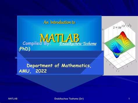 Matlab Introdppt