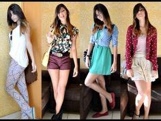 Ideias De Look Para Escola Looks Moda Roupas